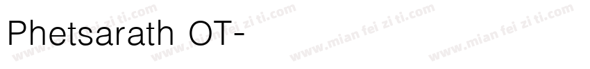 Phetsarath OT字体转换